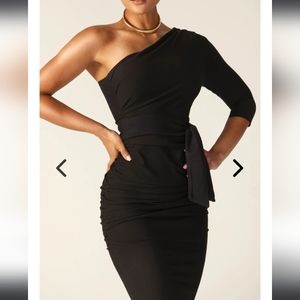 Brand new. ALIEVA Dolly Bodycon one shoulder dress